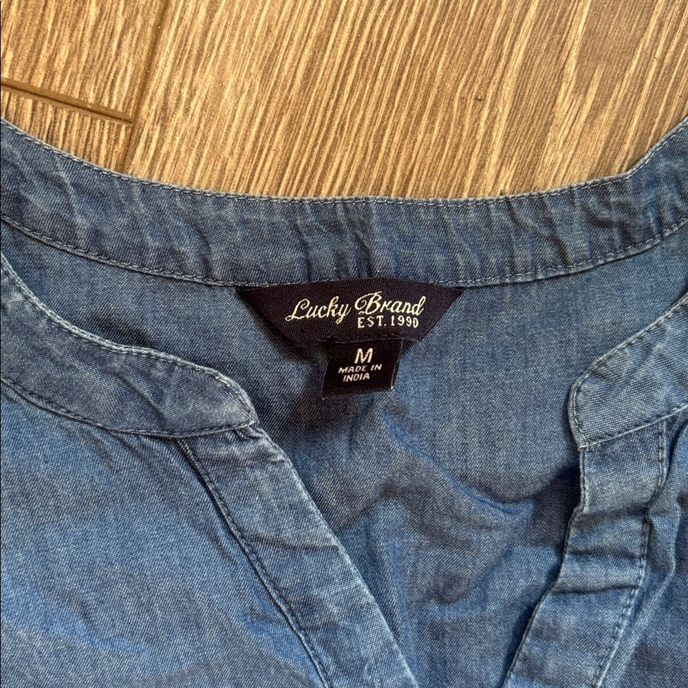 Lucky Brand Blue Tank Top - Picture 3 of 4